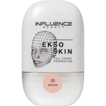 INFLUENCE BEAUTY основа тональная с высокой степенью покрытия ekso skin т.03